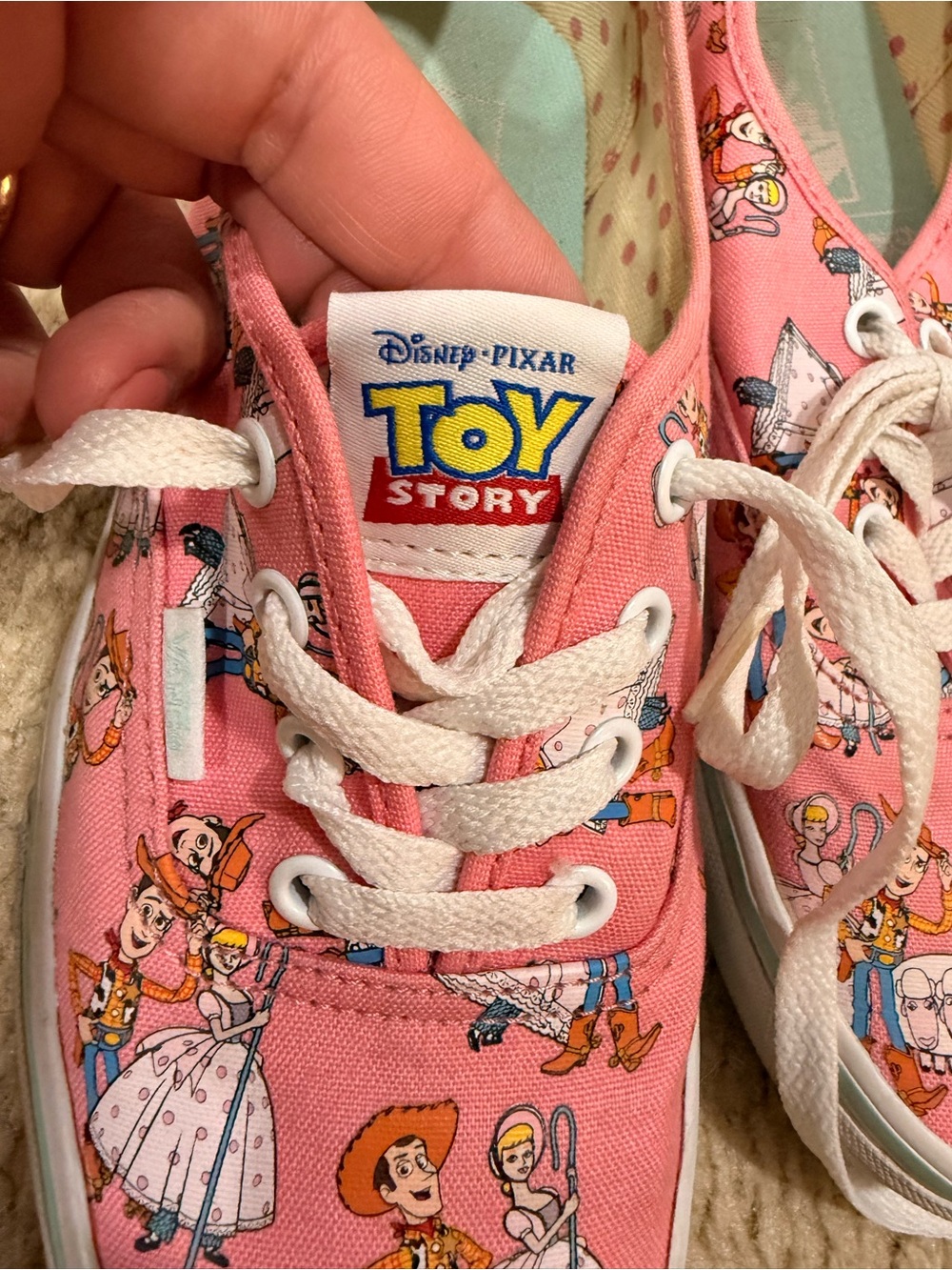 Disney 1st Edition Toy Story VANS Canvas Sneakers SIZE 7.5 women, men size 6 - Picture 4 of 10
